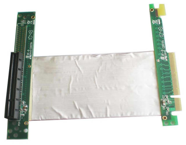 ST8018B PCI-E express X8 riser card with high speed flexible cable